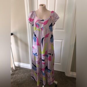 3/$20 Isabel Maternity by Ingrid & Isabel Maternity Colourful Print Maxi Dress